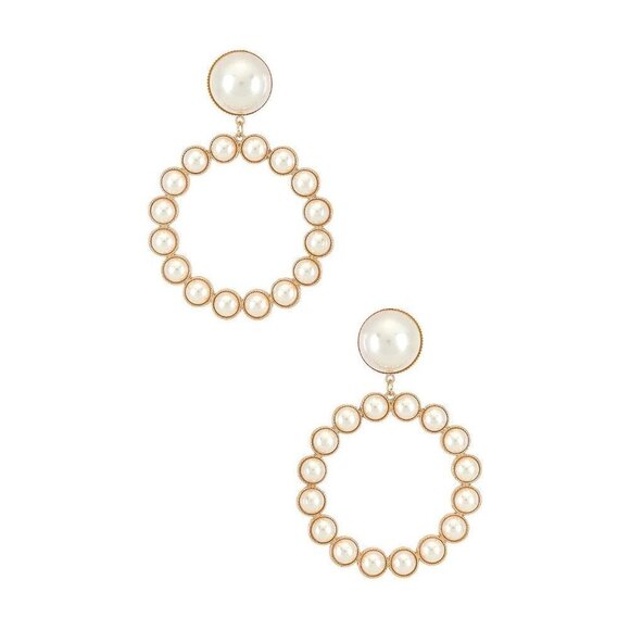 8 Other Reasons Gorg Hoops Gold Womens Size OS - Picture 1 of 8